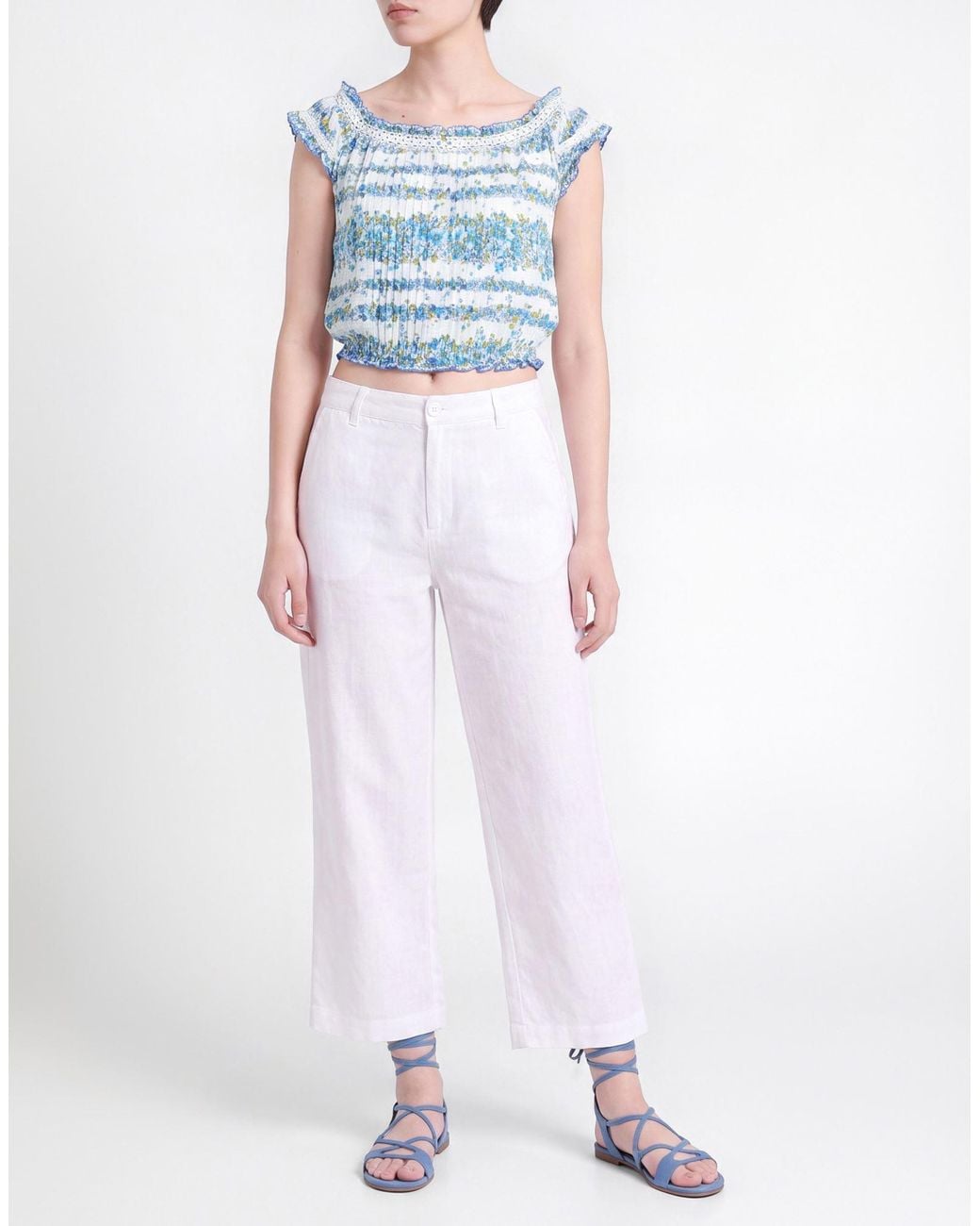 Poupette Blue Top Cotton