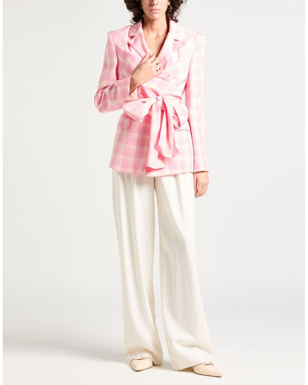 MSGM Pink Blazer Viscose