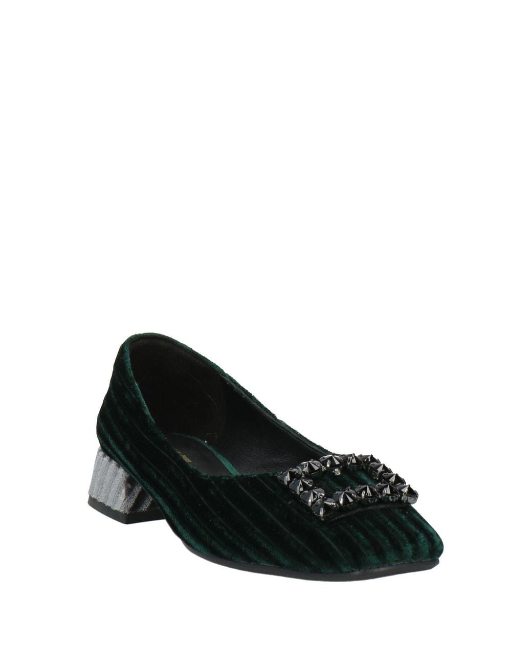 Luciano Barachini Black Deep Pumps Textile Fibers
