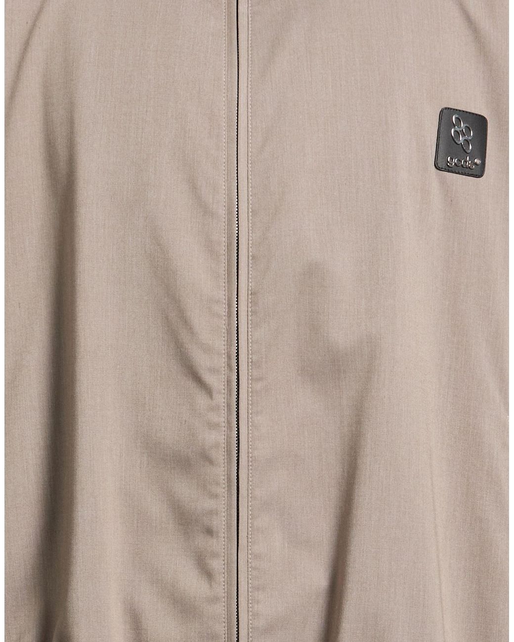 Gcds Brown Jacket Polyester, Viscose, Elastane for men