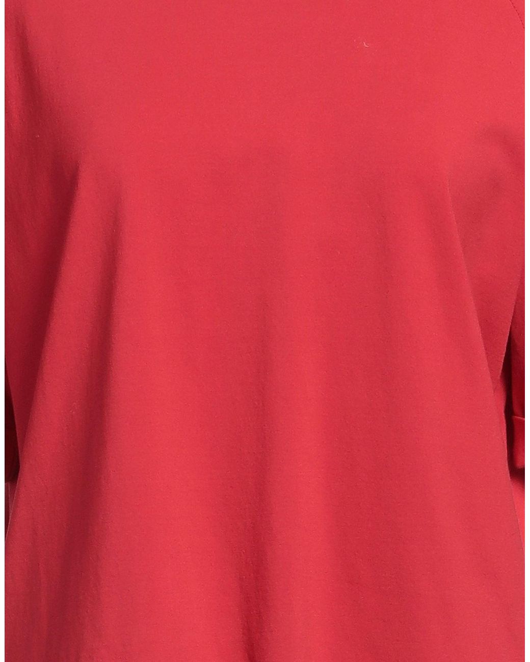 Alpha Studio Red T-Shirt Cotton, Elastane