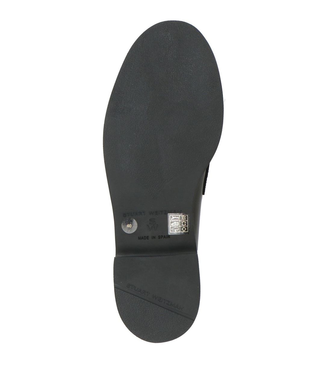 Stuart Weitzman Black Loafers Leather