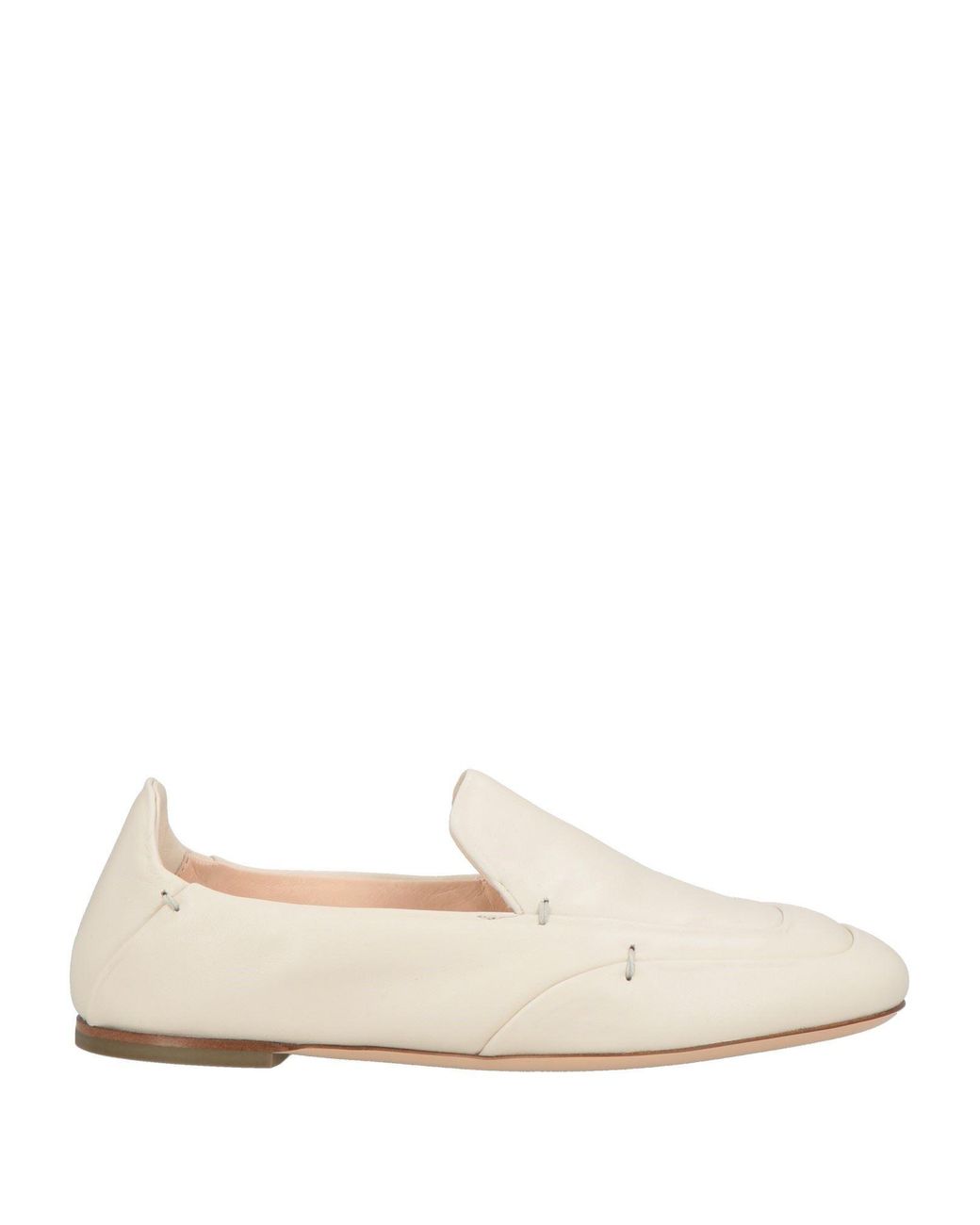 Agl Attilio Giusti Leombruni Natural Ivory Loafers Leather