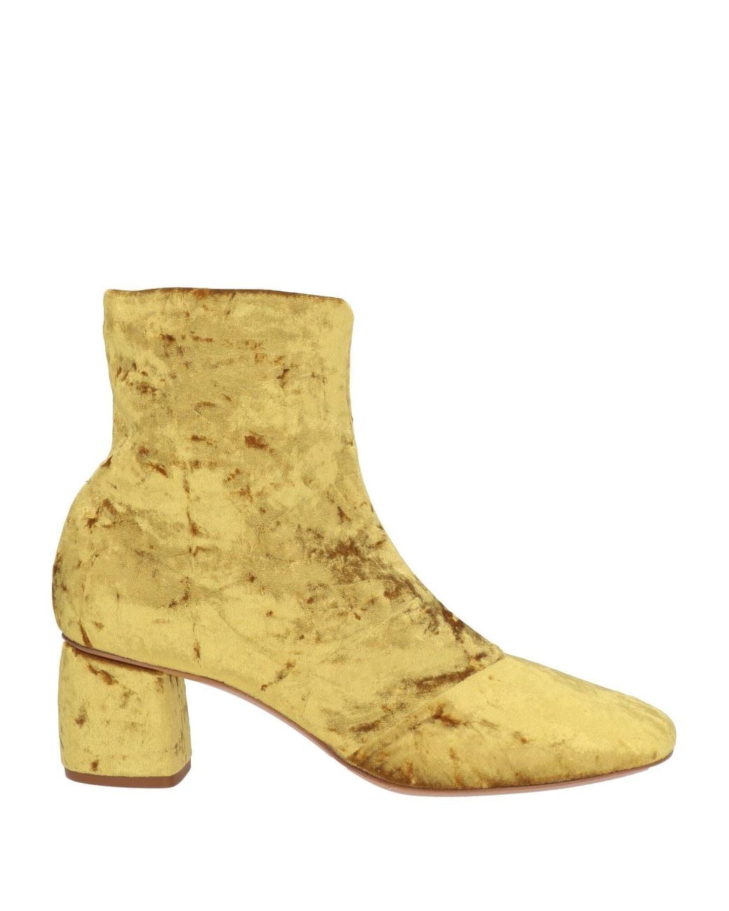 Forte_forte Yellow Ankle Boots Textile Fibers