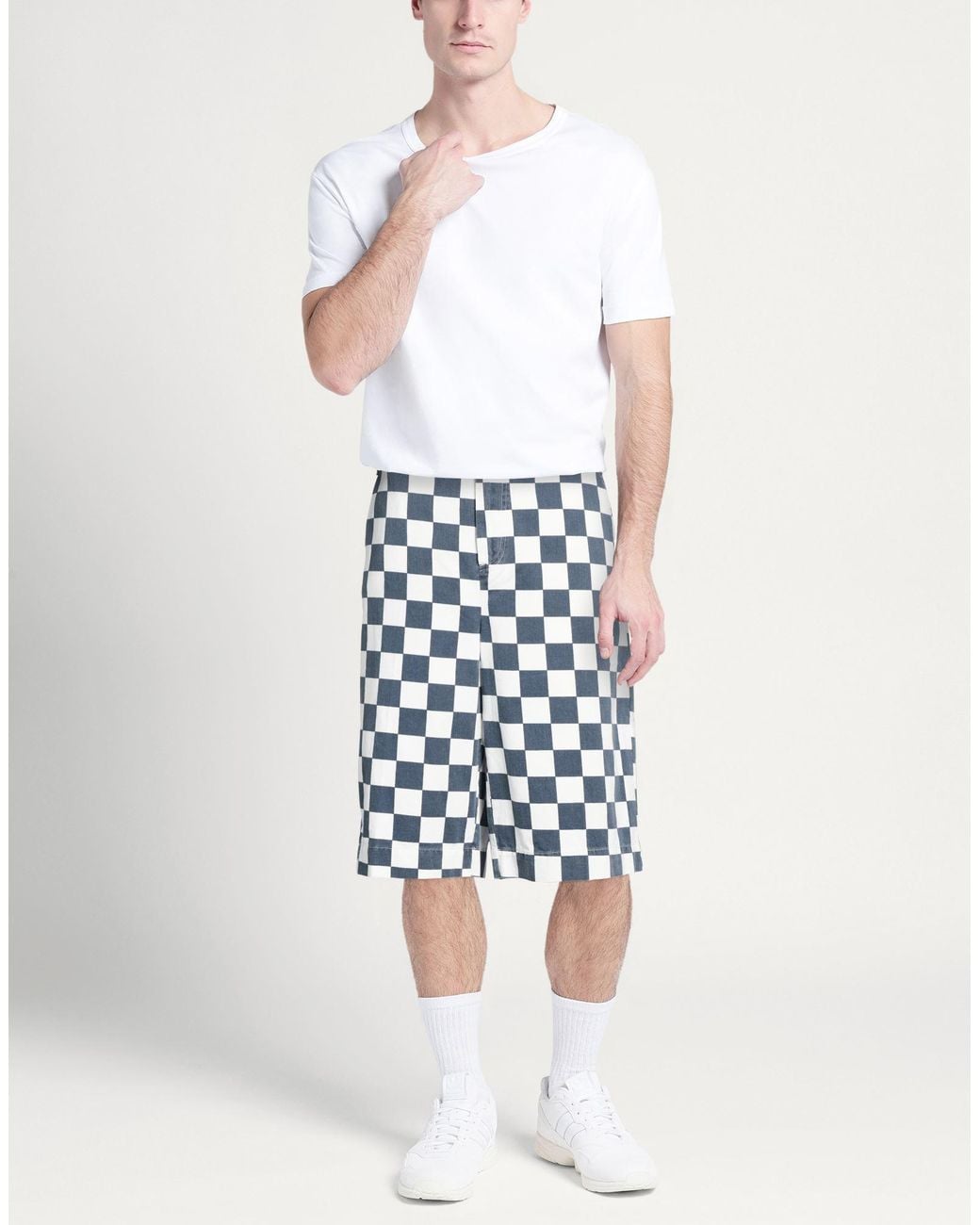 MAISON CRAZY WORKER 3.2 Blue Shorts & Bermuda Shorts for men