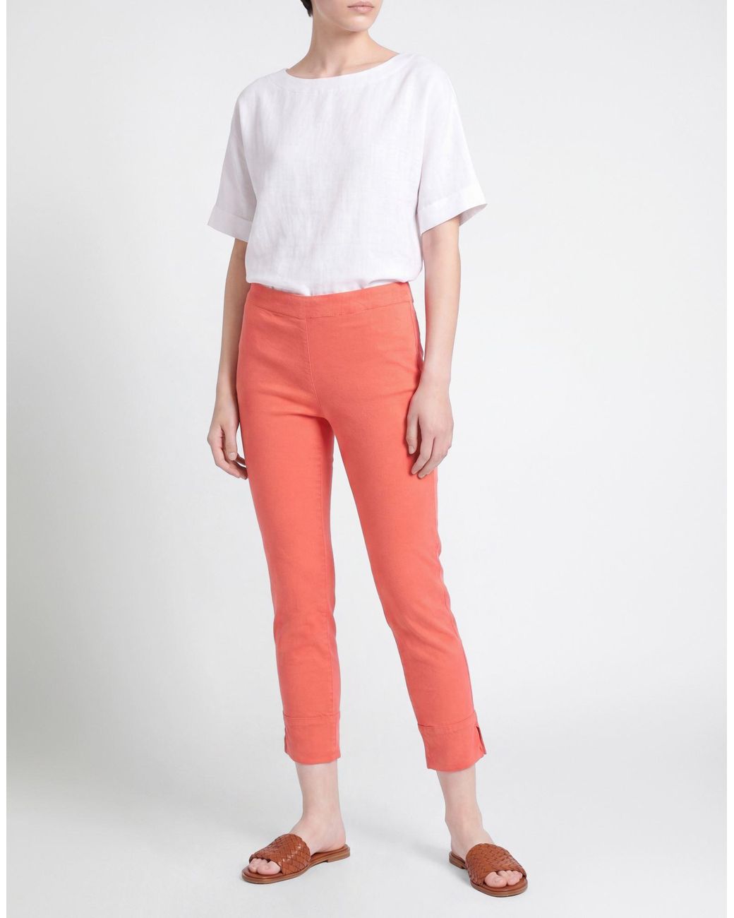 120% Lino Red Pants