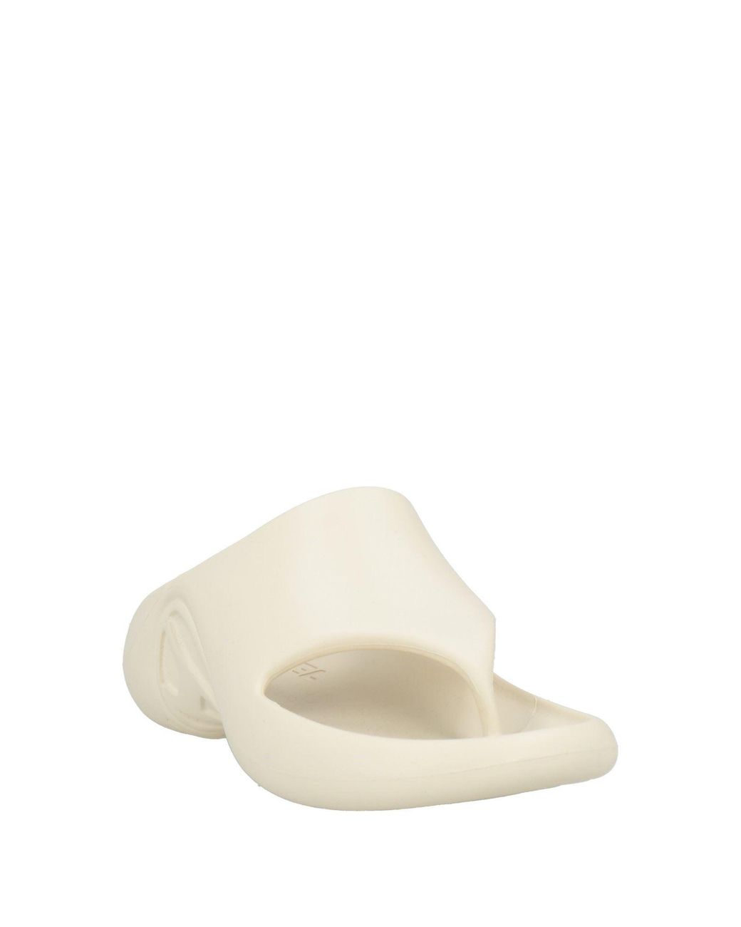 DIESEL White Thong Sandals for men