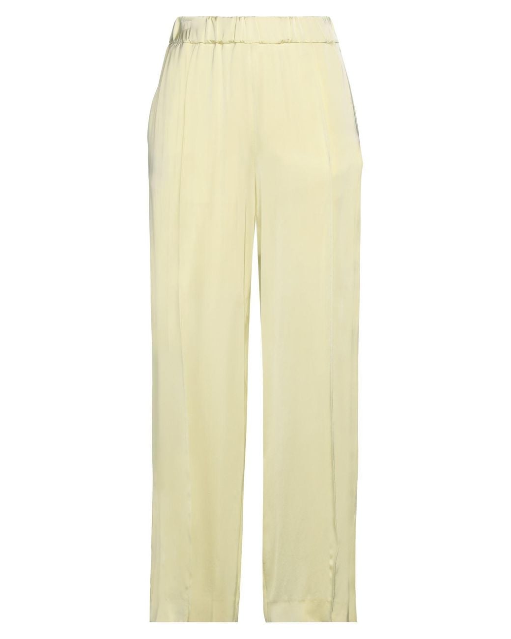 Jil Sander Yellow Pants Viscose