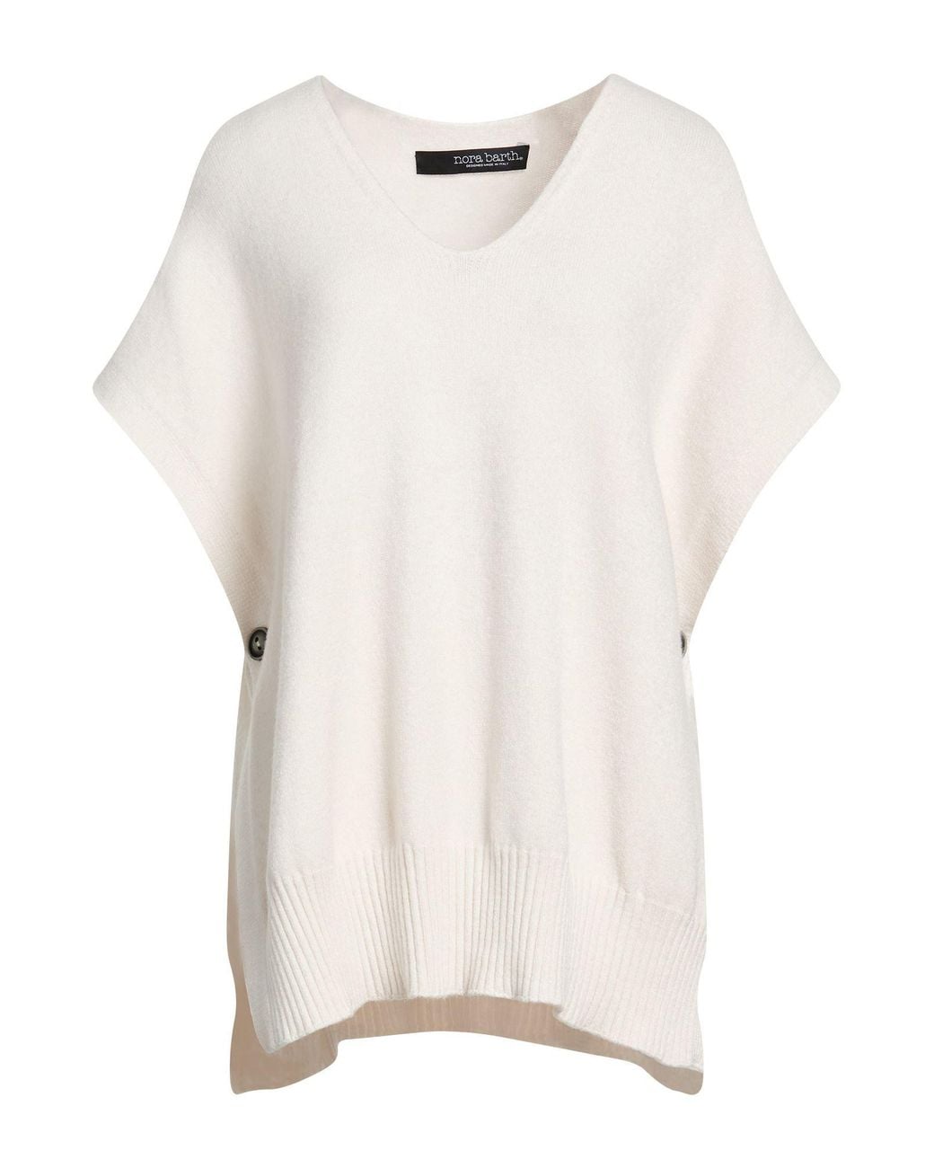 Nora Barth White Sweater Viscose, Polyester, Polyamide, Wool