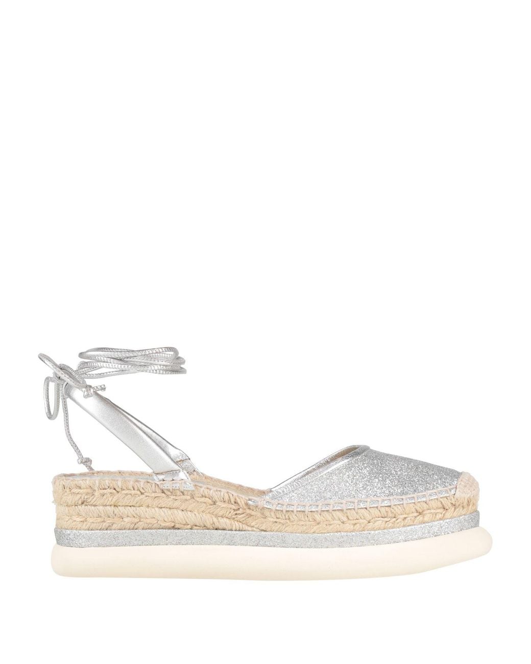 Paloma Barceló White Harriet Espadrilles Leather, Textile Fibers