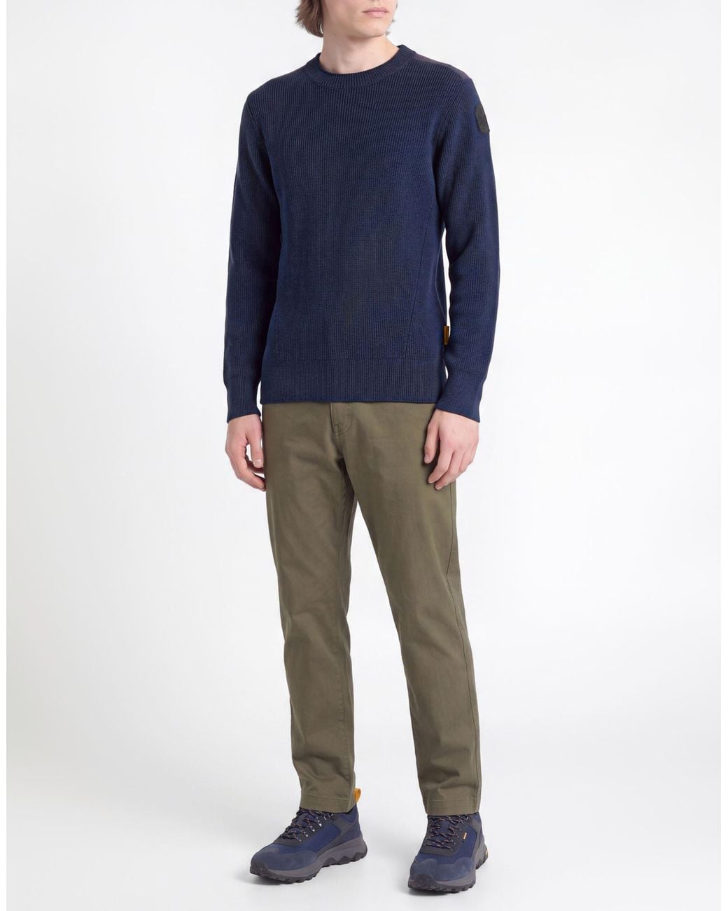 Parajumpers Blue Midnight Sweater Cotton, Polyamide for men