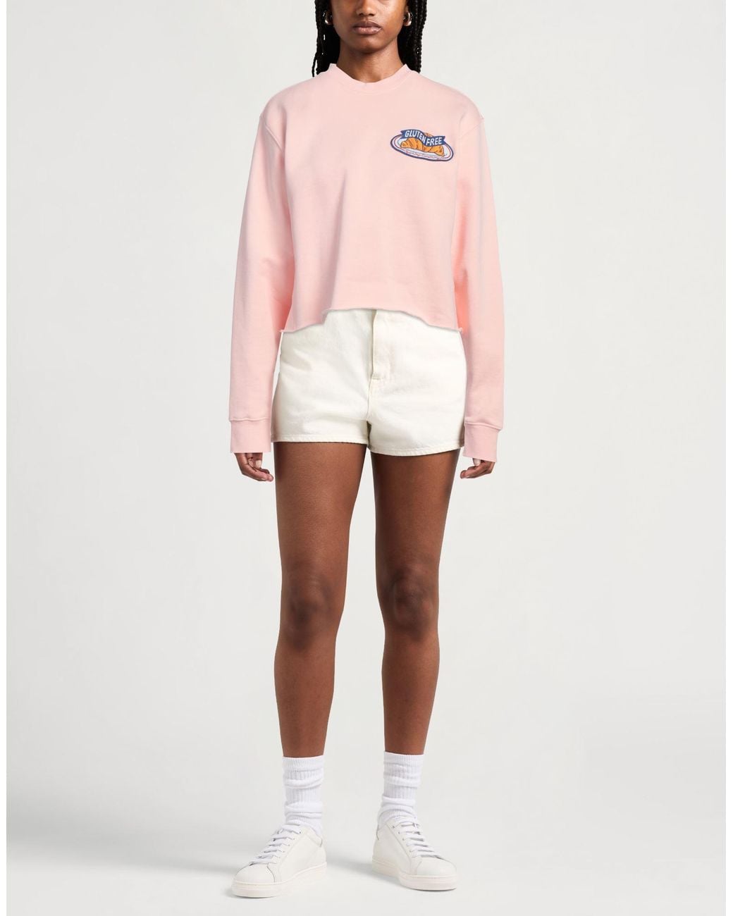 Opening Ceremony Pink Sweatshirt Cotton, Elastane, Polyester
