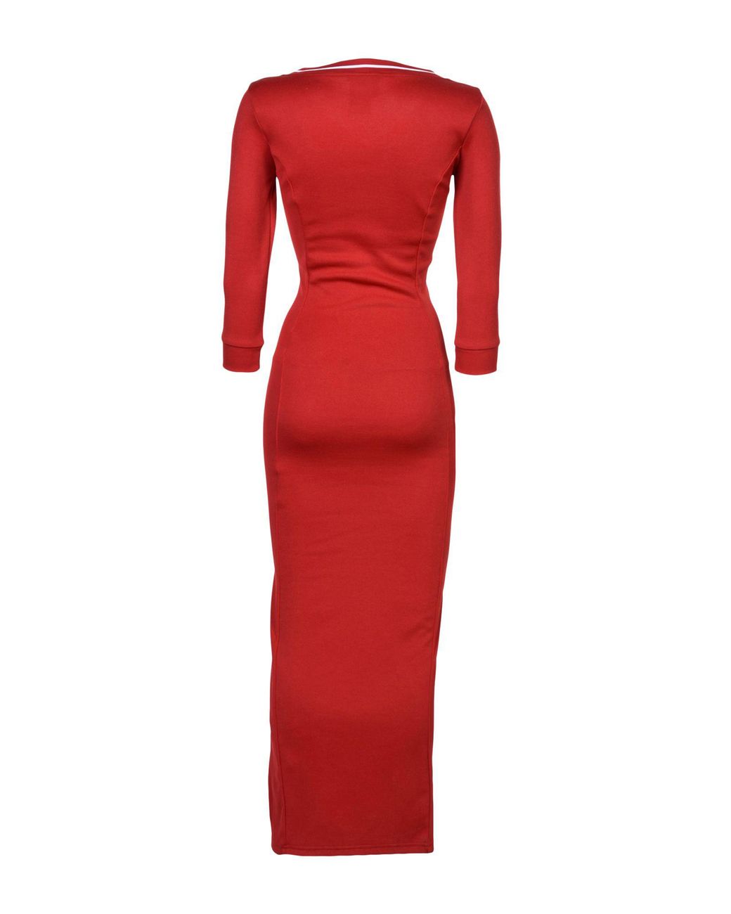 Jeremy Scott for adidas Synthetic Long Dress in Red | Lyst