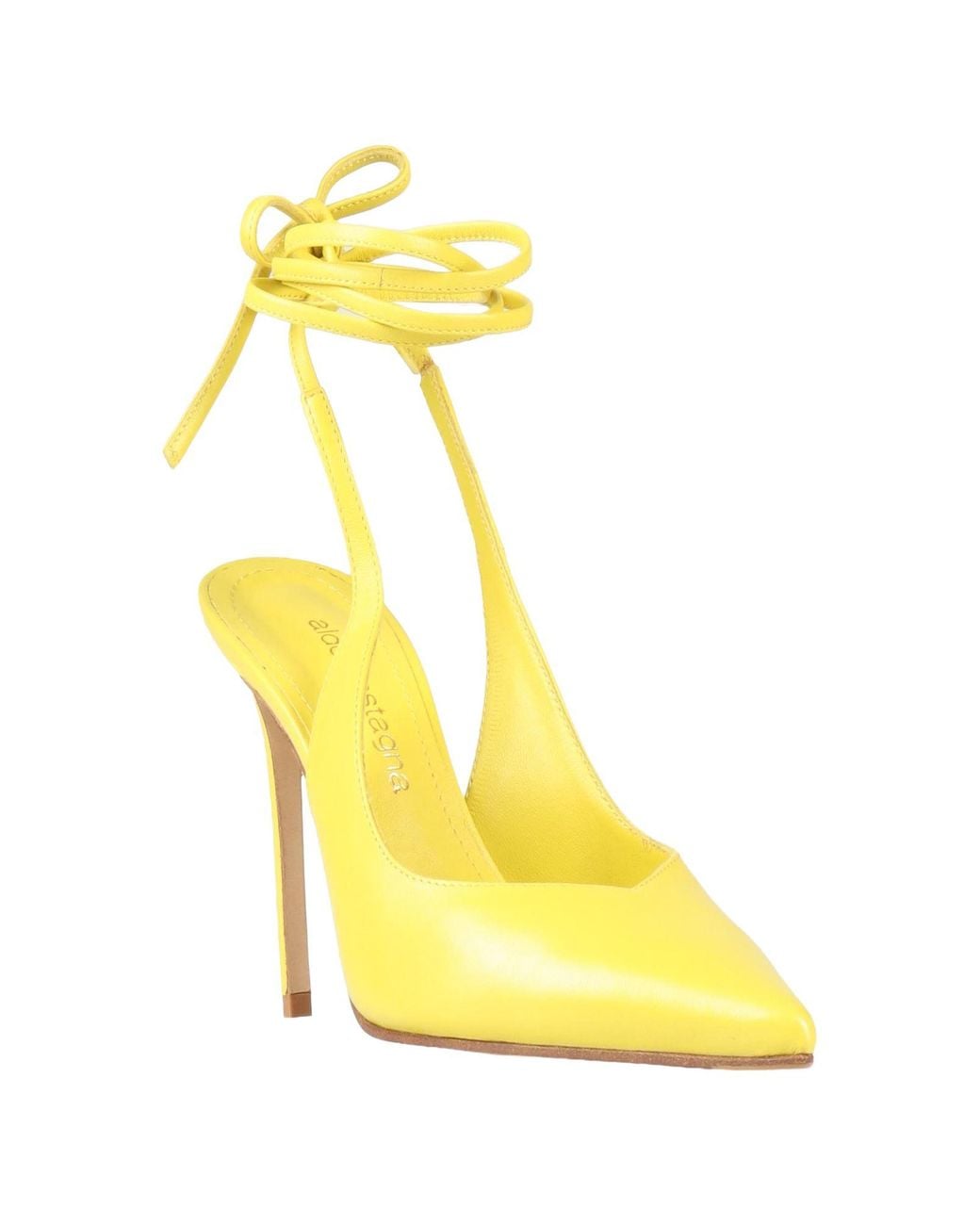 Aldo Castagna Yellow Pumps Leather