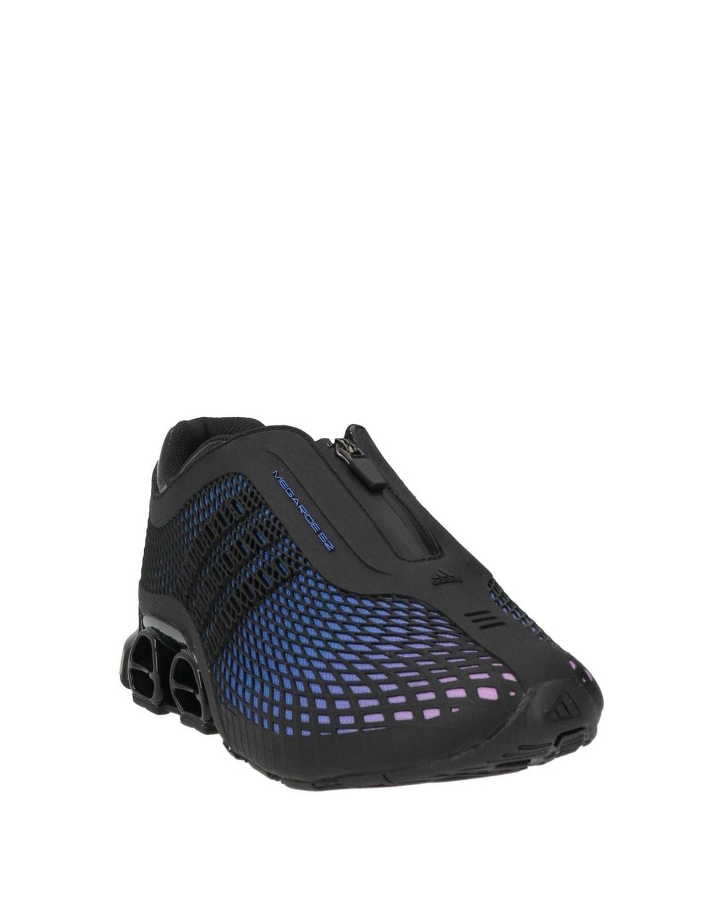 Adidas Blue Sneakers Textile Fibers, Rubber