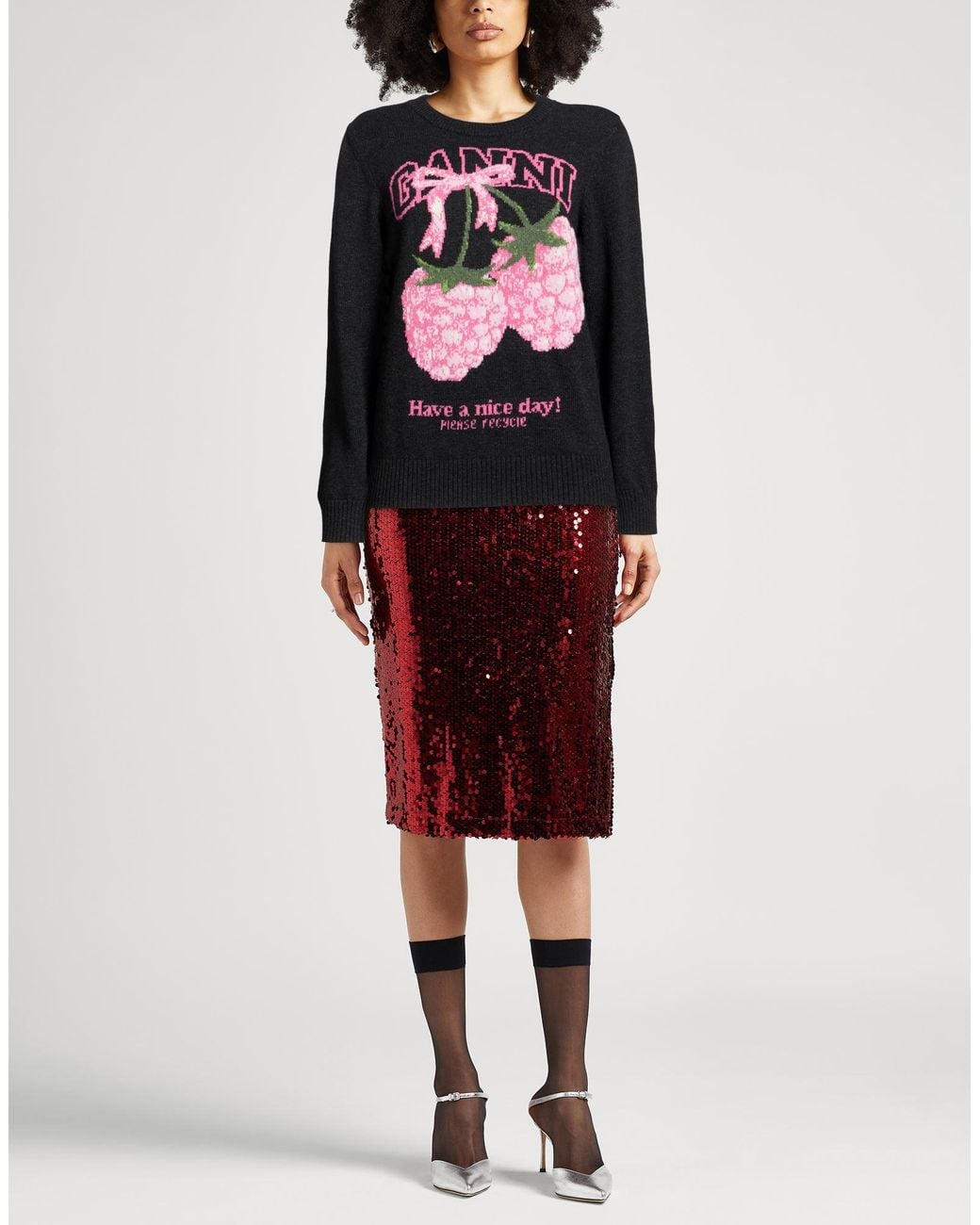 Pullover Ganni de color Black