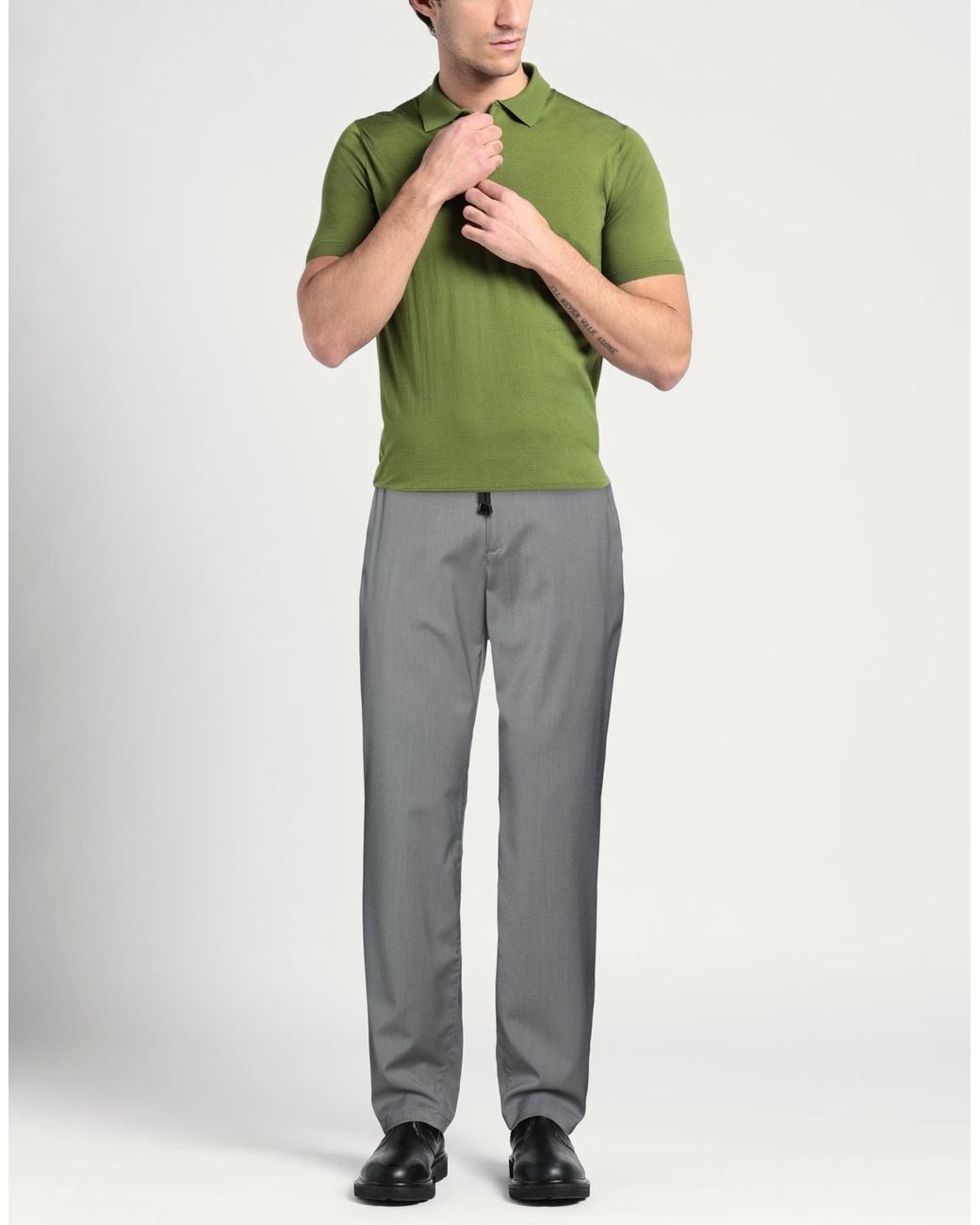 Pantalone di Cruna in Gray da Uomo