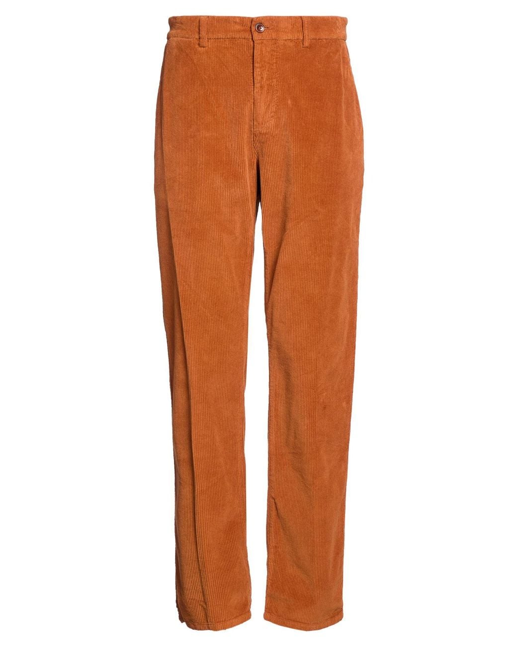 Harmont & Blaine Orange Pants Cotton, Lyocell, Elastane for men