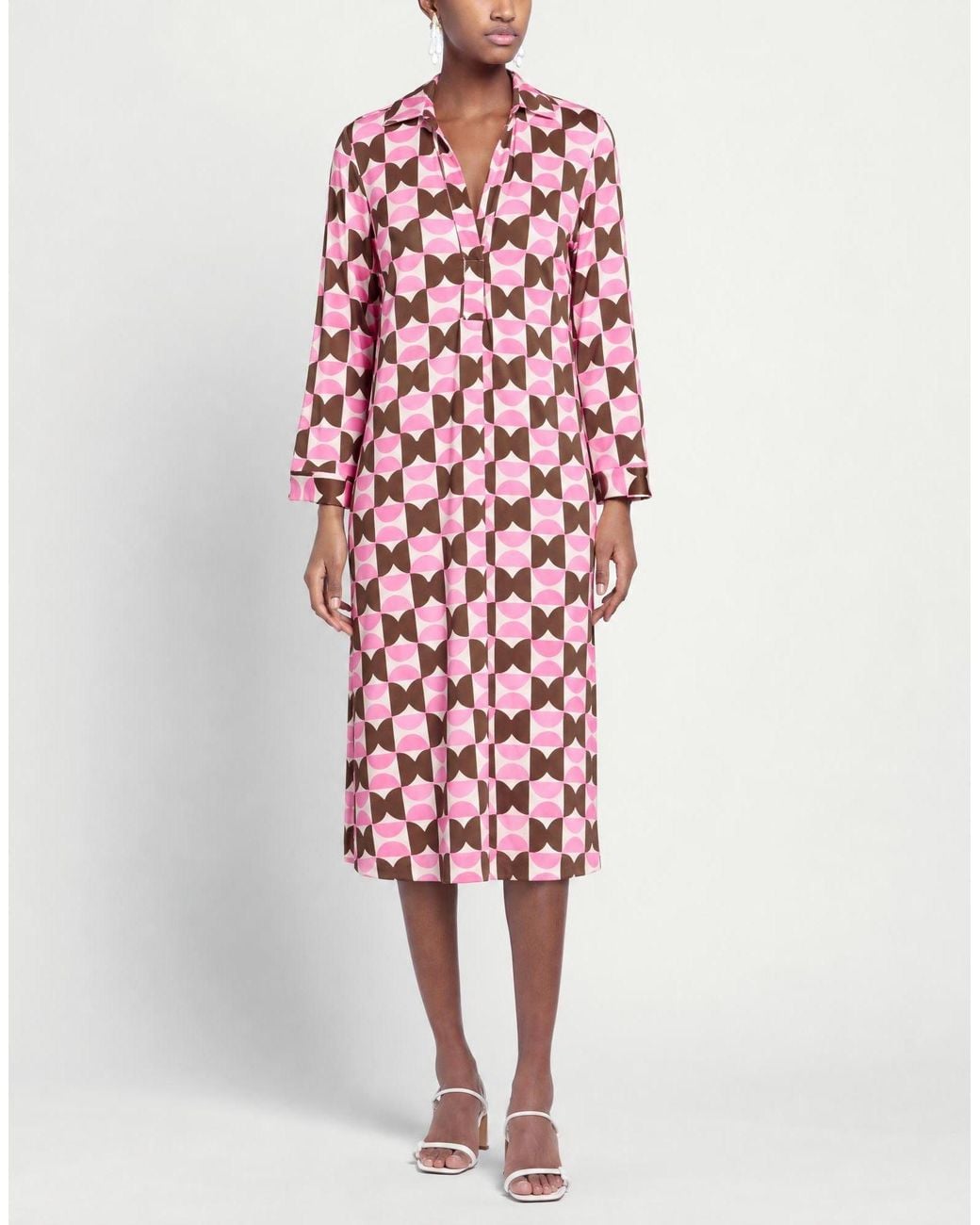 Camicettasnob Red Midi Dress