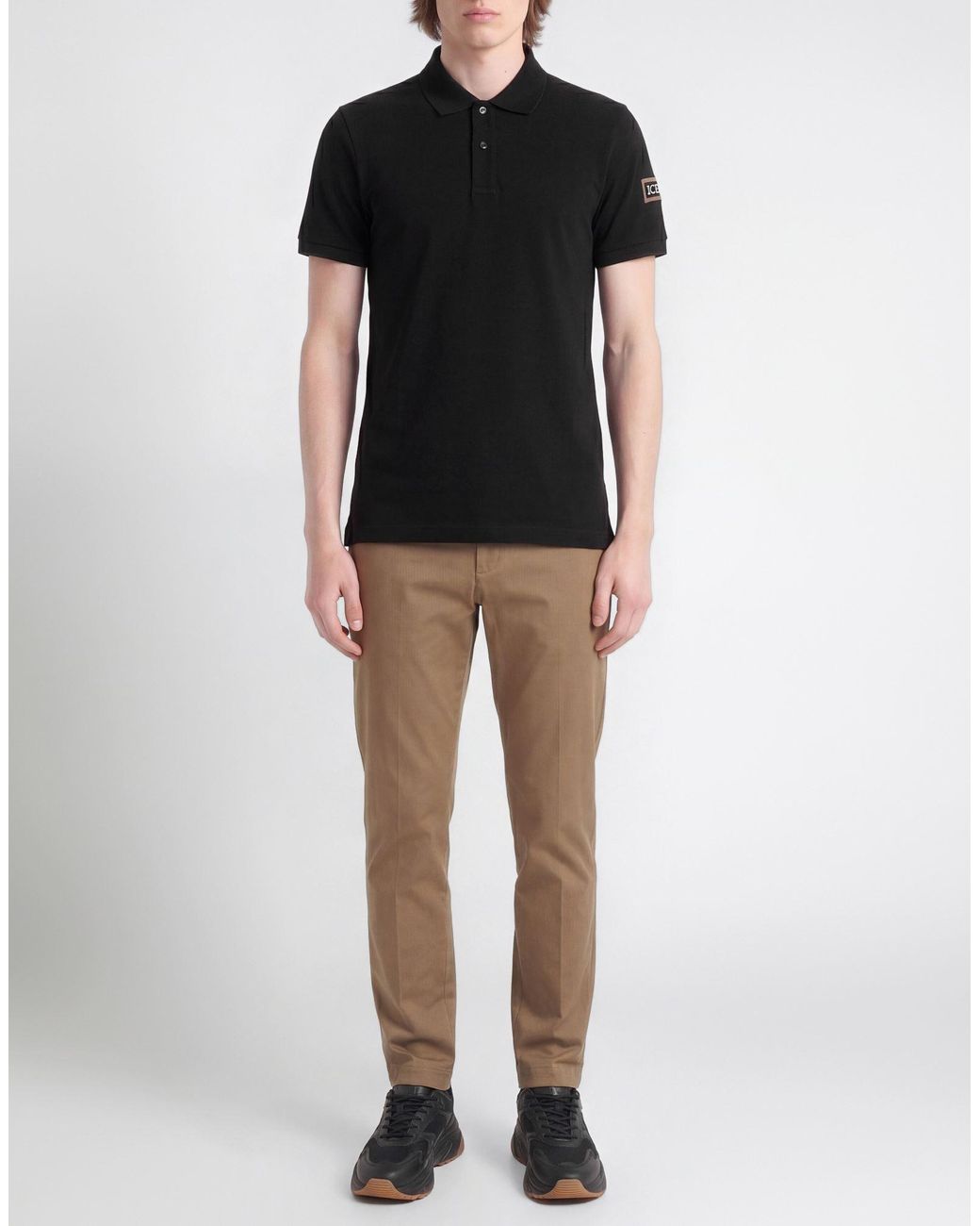 Iceberg Black Polo Shirt for men