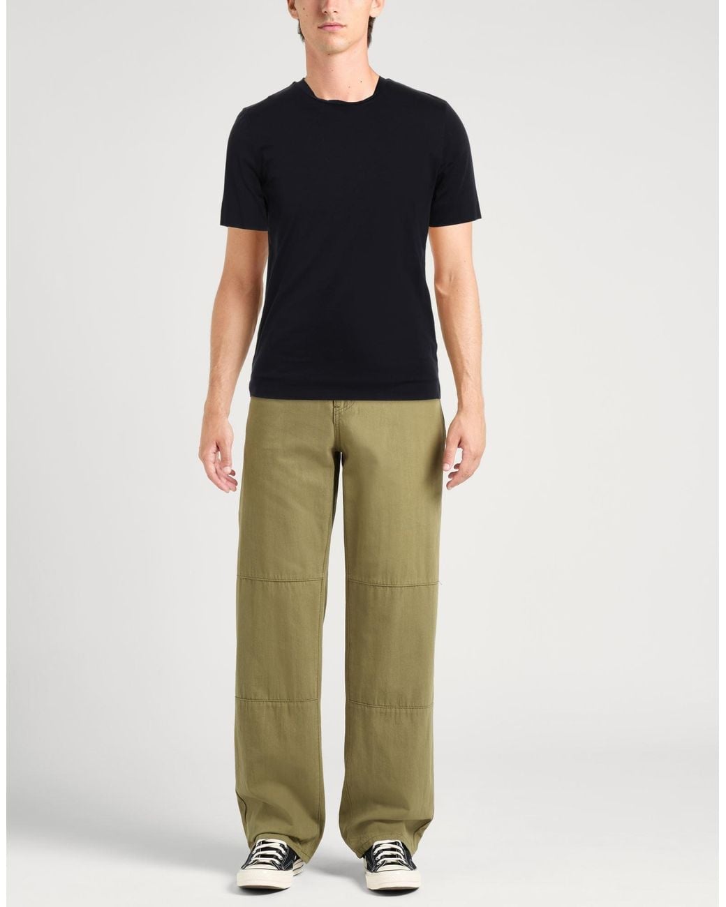 Alpha Studio Black T-shirt for men