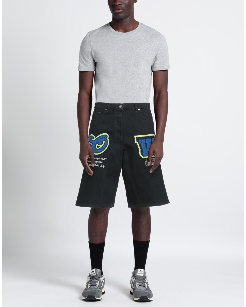 Off-White c/o Virgil Abloh Black Casual Shorts for men