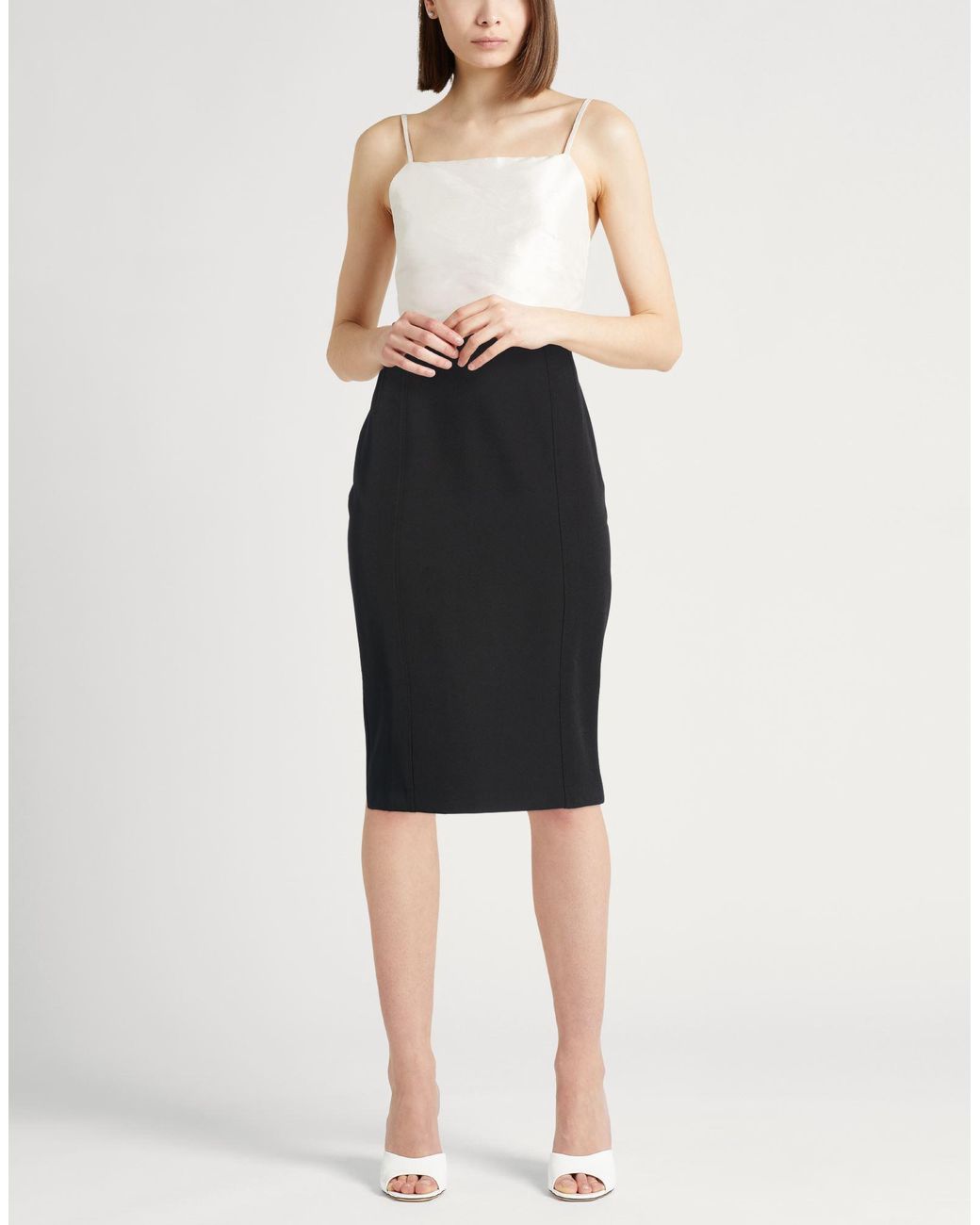 Liu Jo Black Midi Skirt