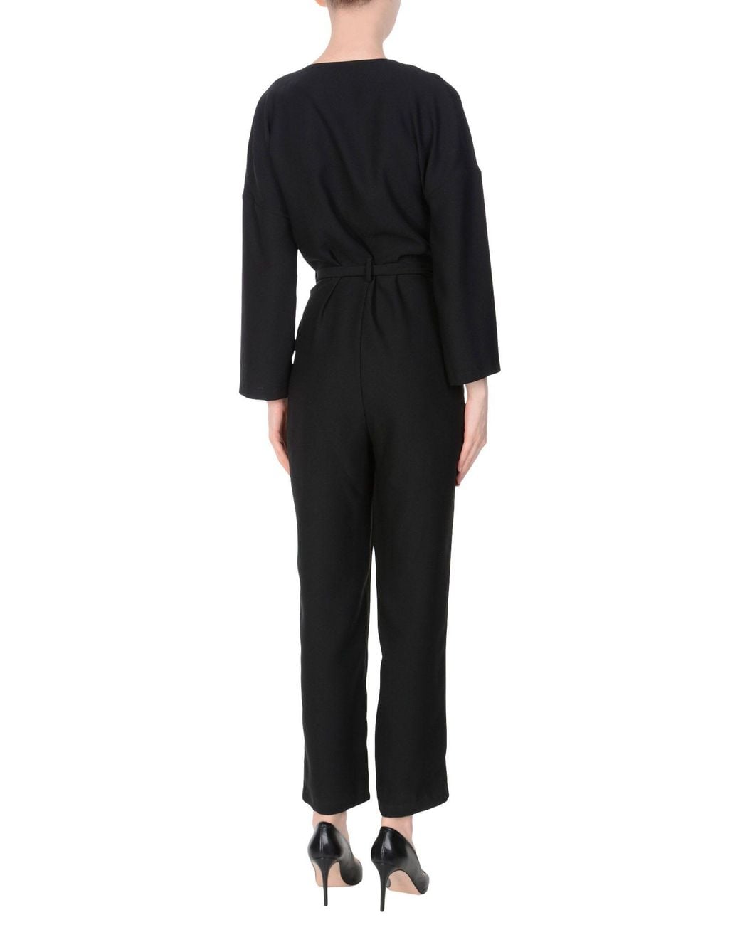 Soallure Black Jumpsuit Polyester