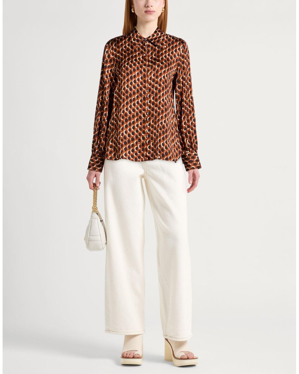 Ottod'Ame Brown Caring Shirt Viscose