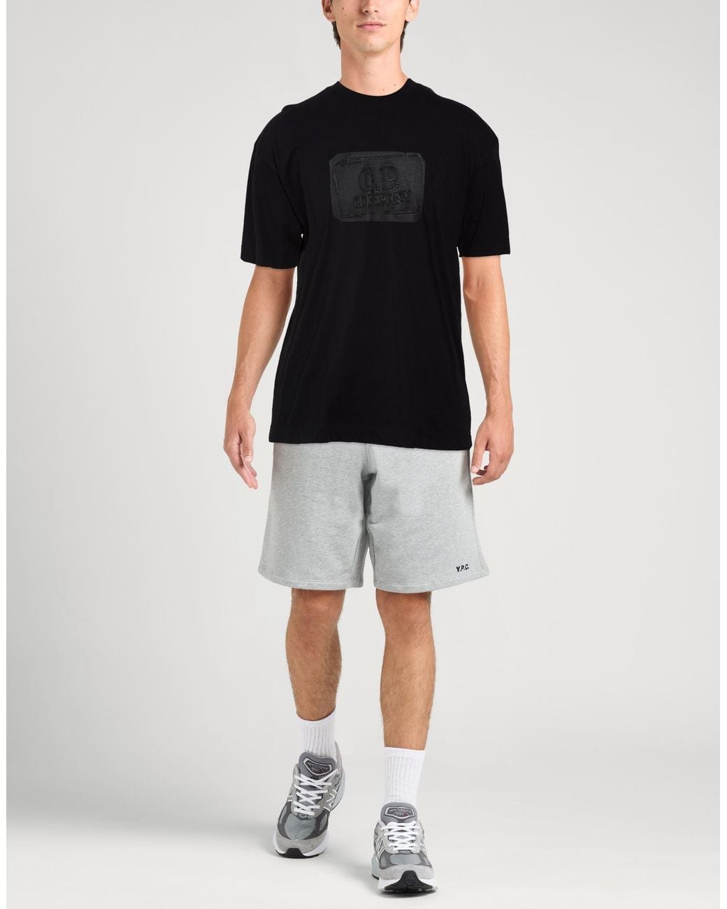 C P Company Black T-Shirts for men
