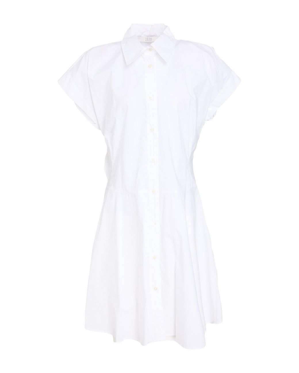 19.70 Nineteen Seventy White Midi Dress
