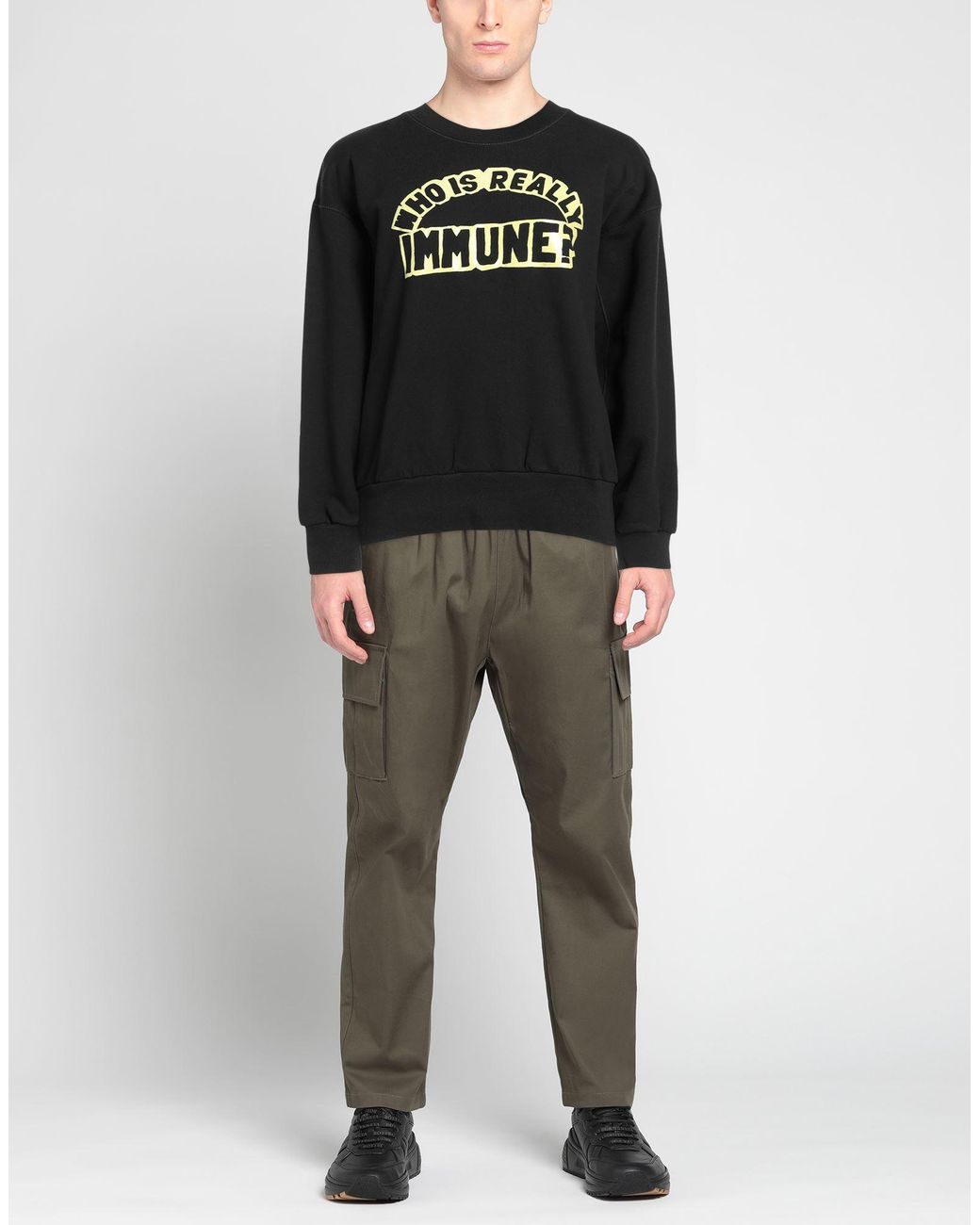 Aries Black Sweatshirt for men