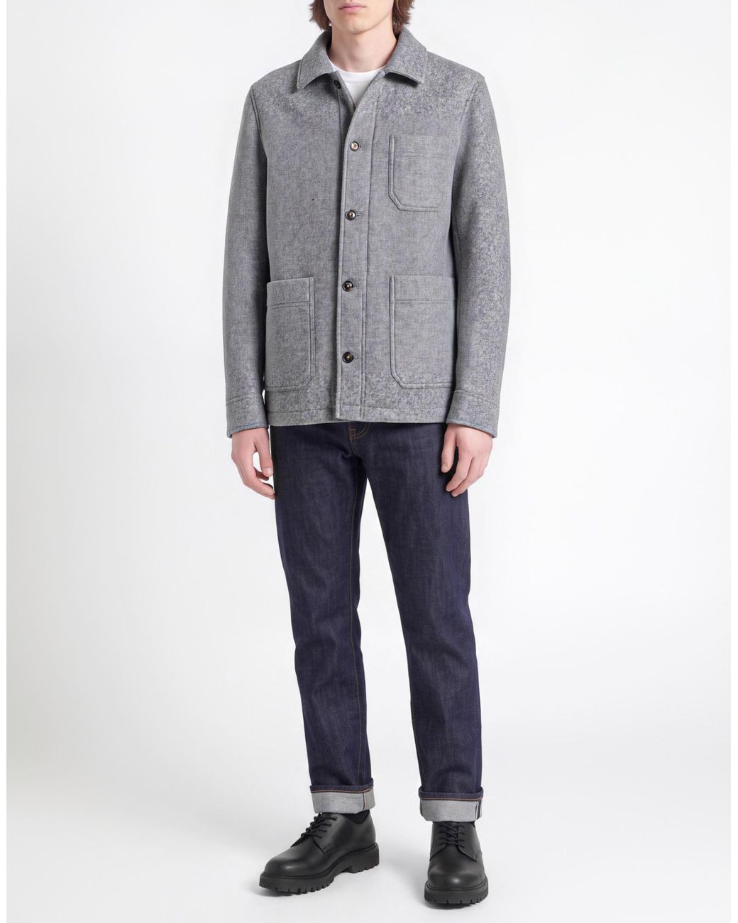Manuel Ritz Gray Jacket for men