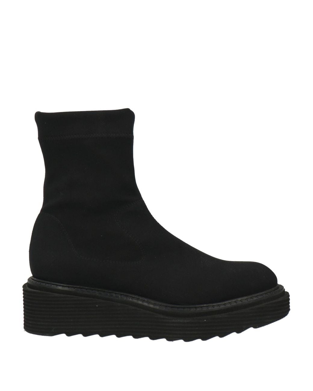 Pedro Garcia Black Ankle Boots Textile Fibers