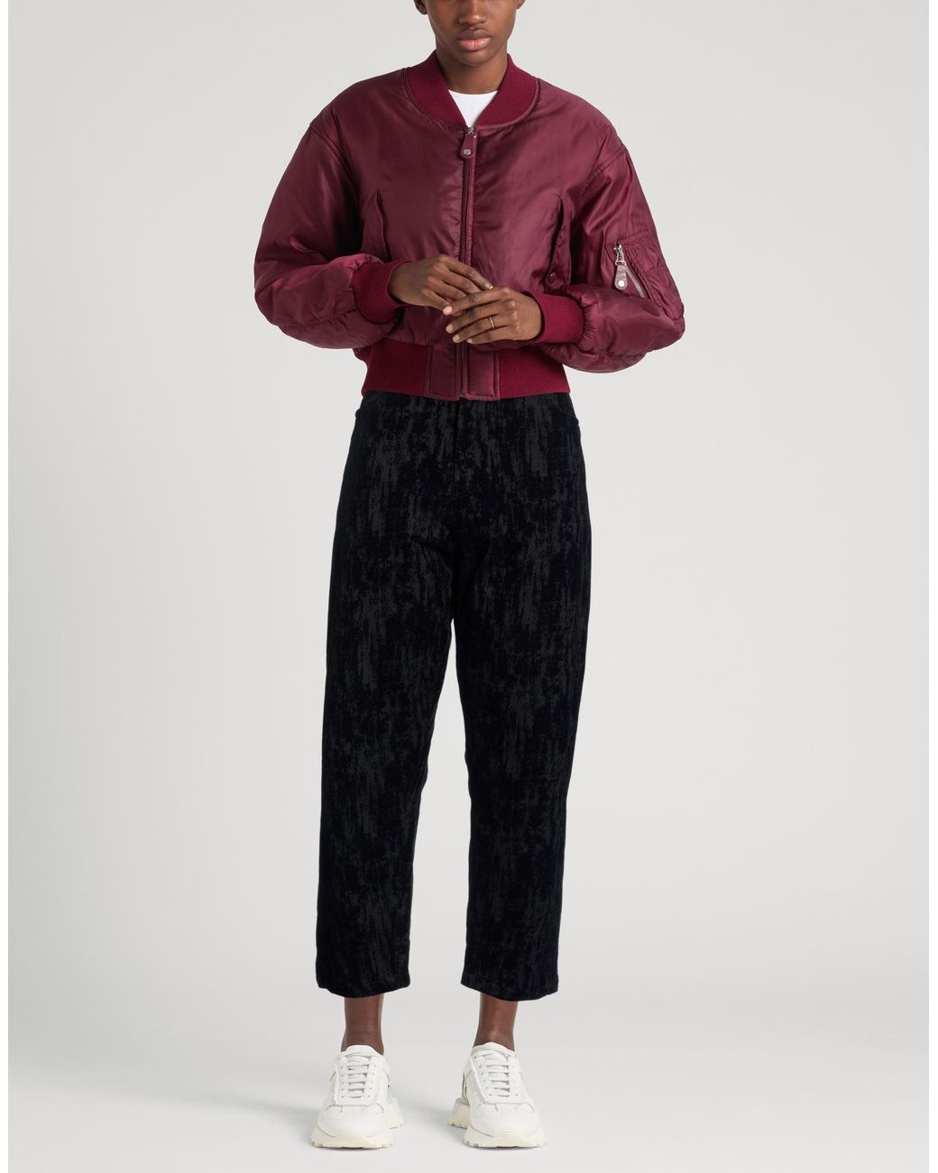 Nostrasantissima Blue Pants Viscose, Polyamide, Elastane