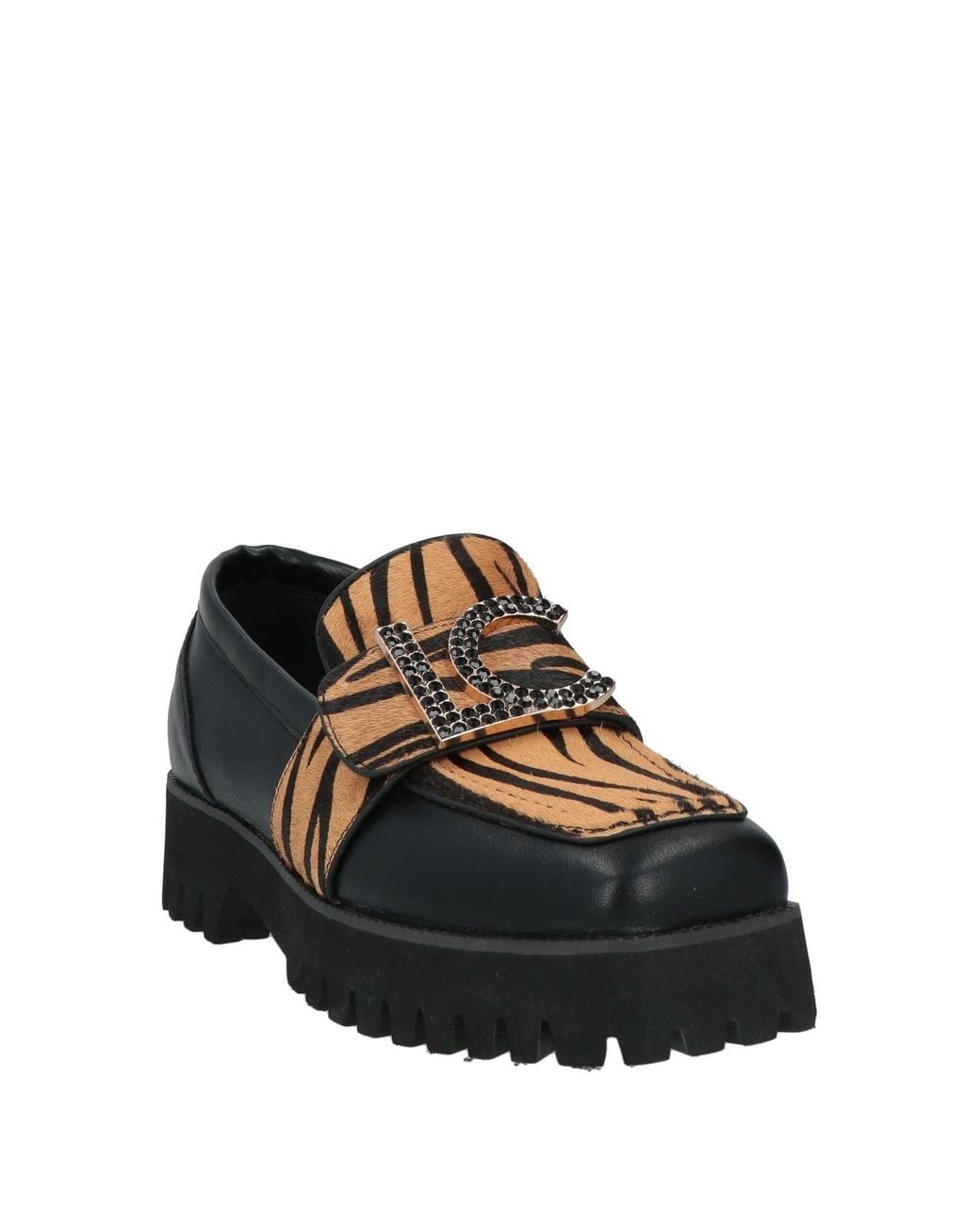 Exe' Black Loafers