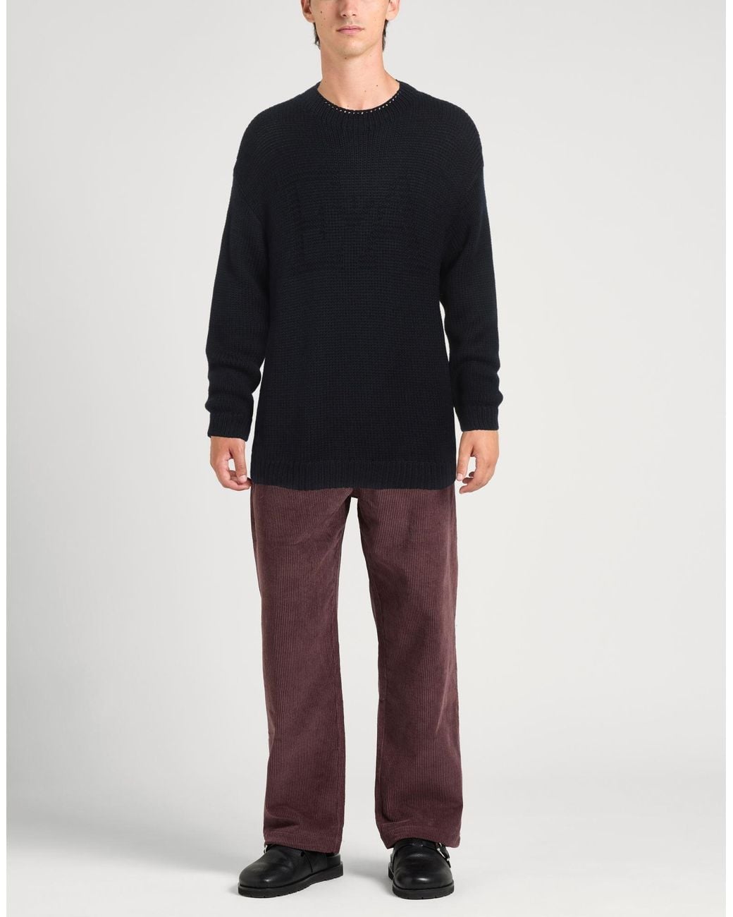 Emporio Armani Blue Sweater Virgin Wool, Acrylic for men