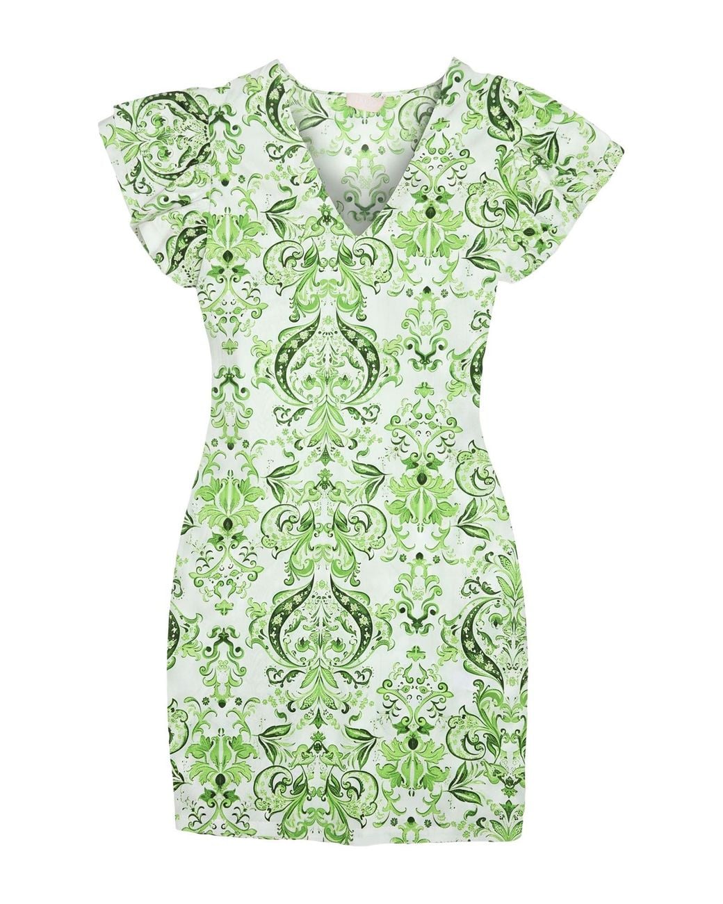 Liu Jo Green Mini Dress Cotton