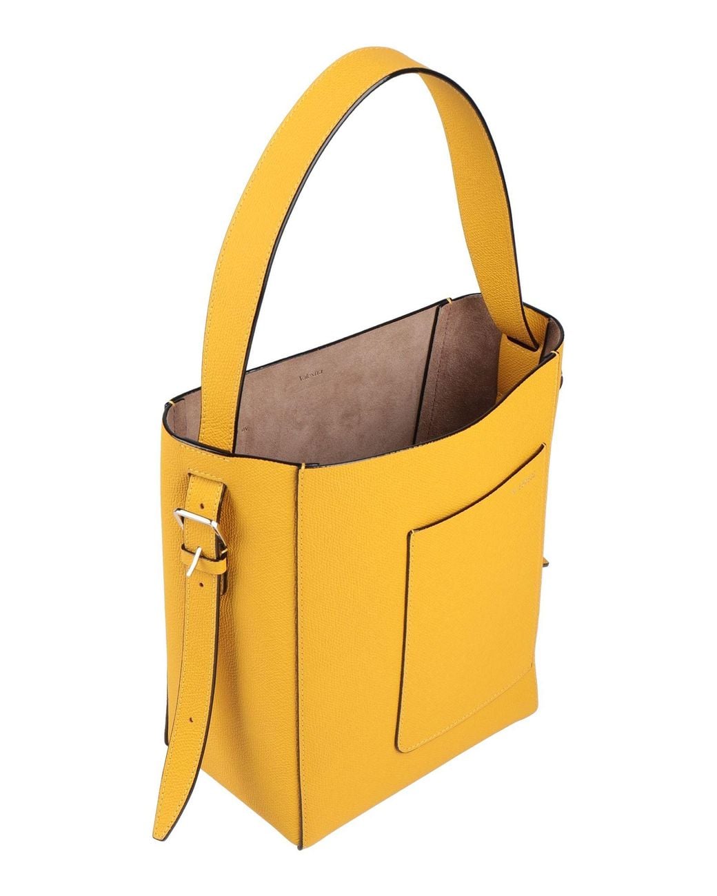 Valextra Yellow Shoulder Bag