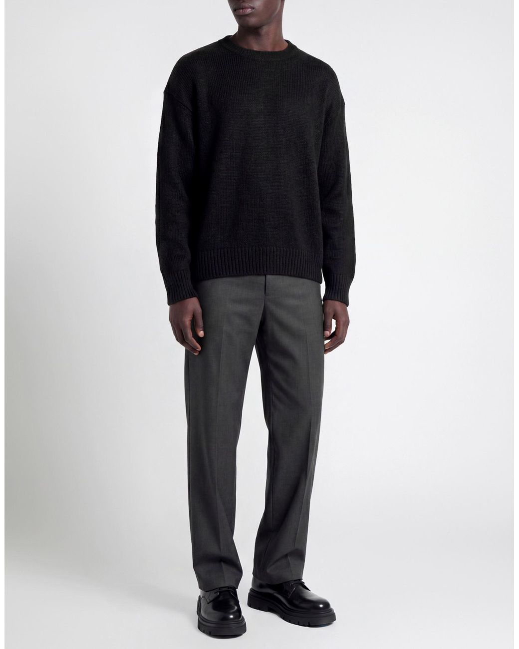State of Order Black Sweater Acrylic, Polyamide, Mohair Wool for men