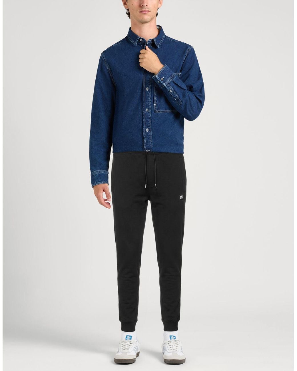 HUGO Black Trouser for men