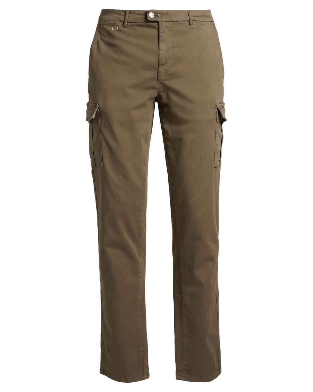 Tramarossa Gray Military Pants Cotton, Polyester, Elastane for men