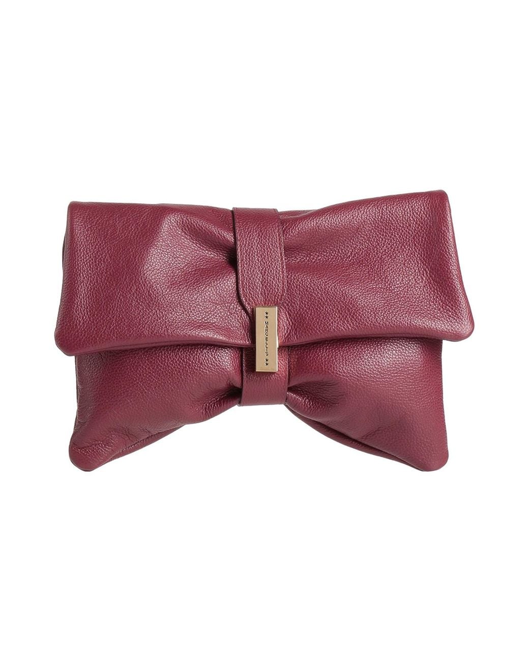 Marc Ellis Red Clutch Leather