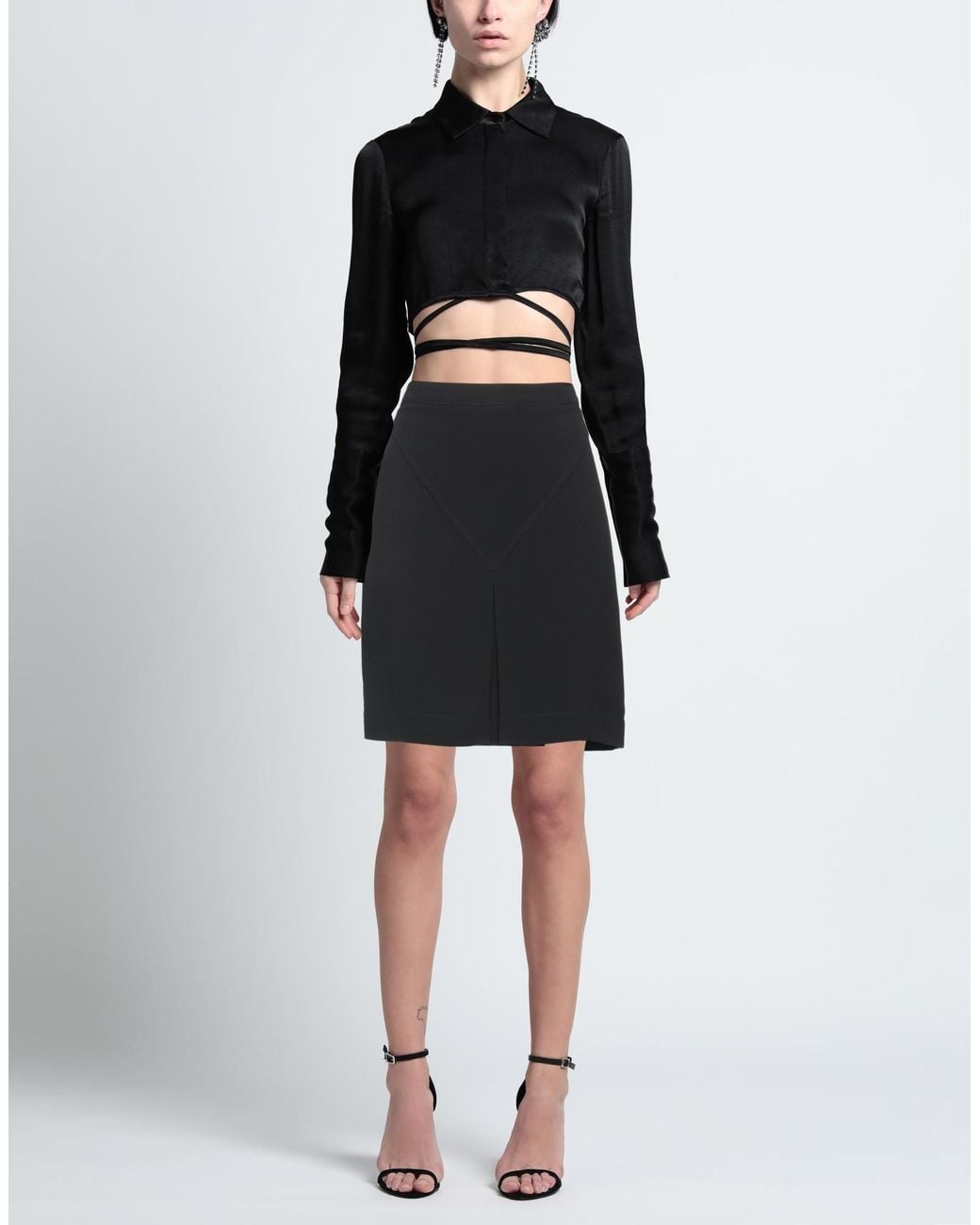 Burberry Black Mini Skirt