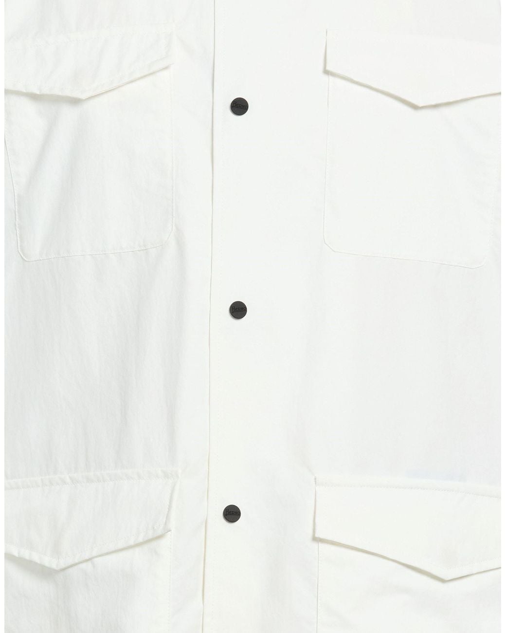 Herno White Jacket Polyester for men
