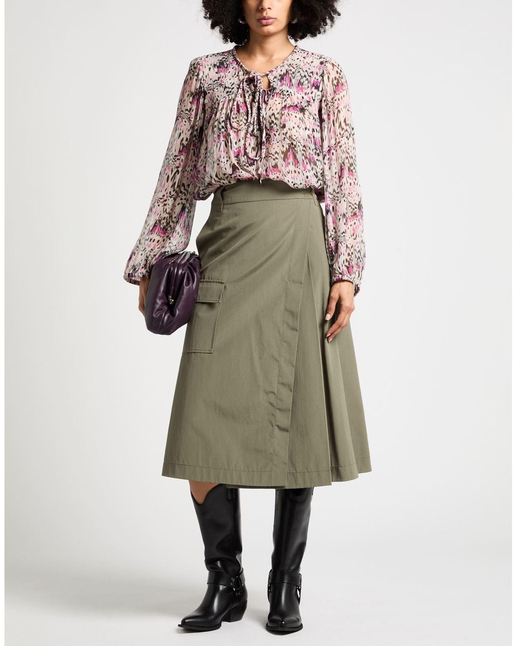 Isabel Marant Pink Fuchsia Top Silk