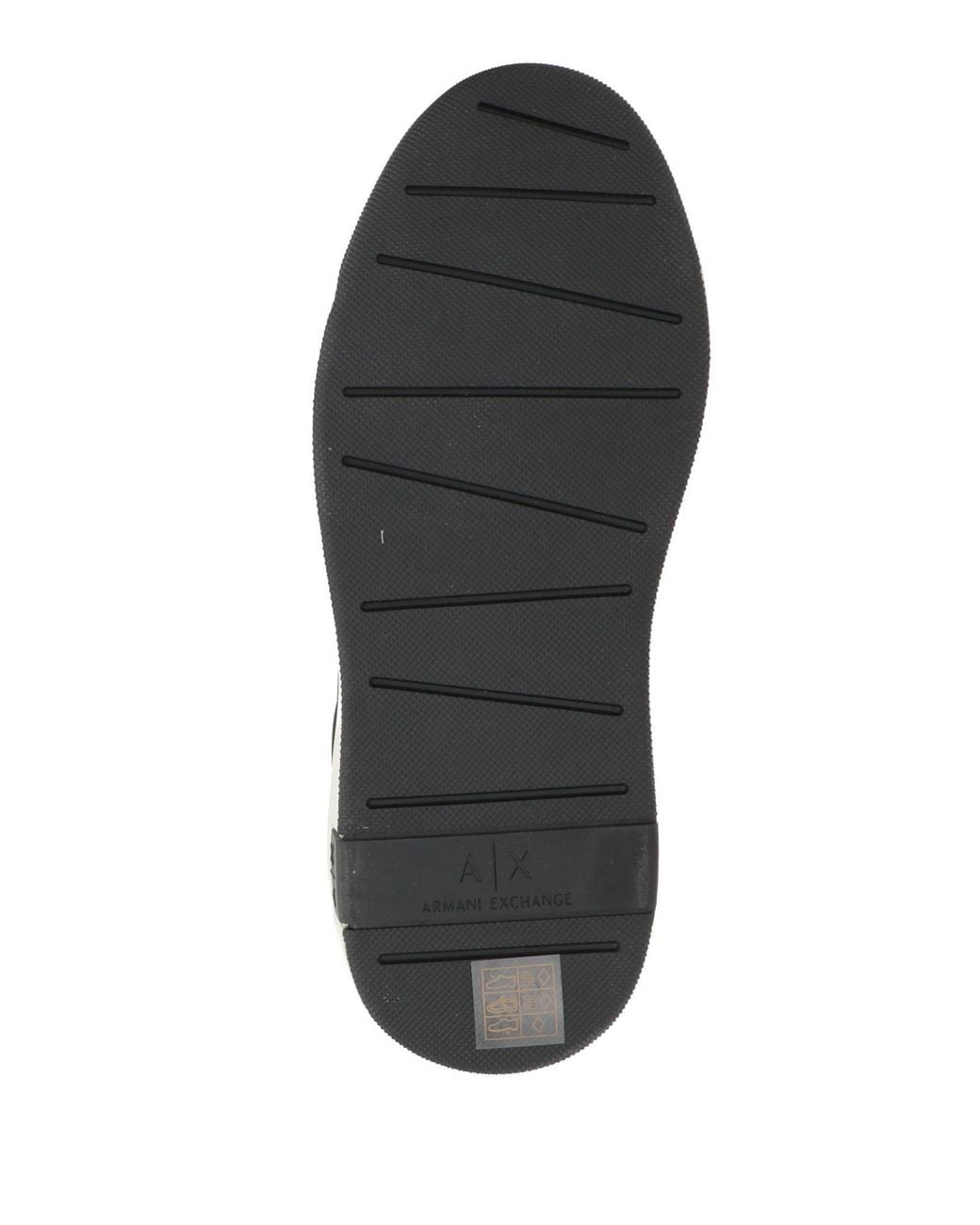 ARMANI EXCHANGE Black Sneakers Polyester, Polyamide, Elastane for men