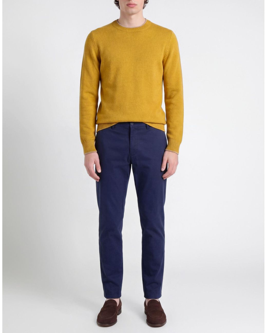 Gran Sasso Yellow Jumper for men