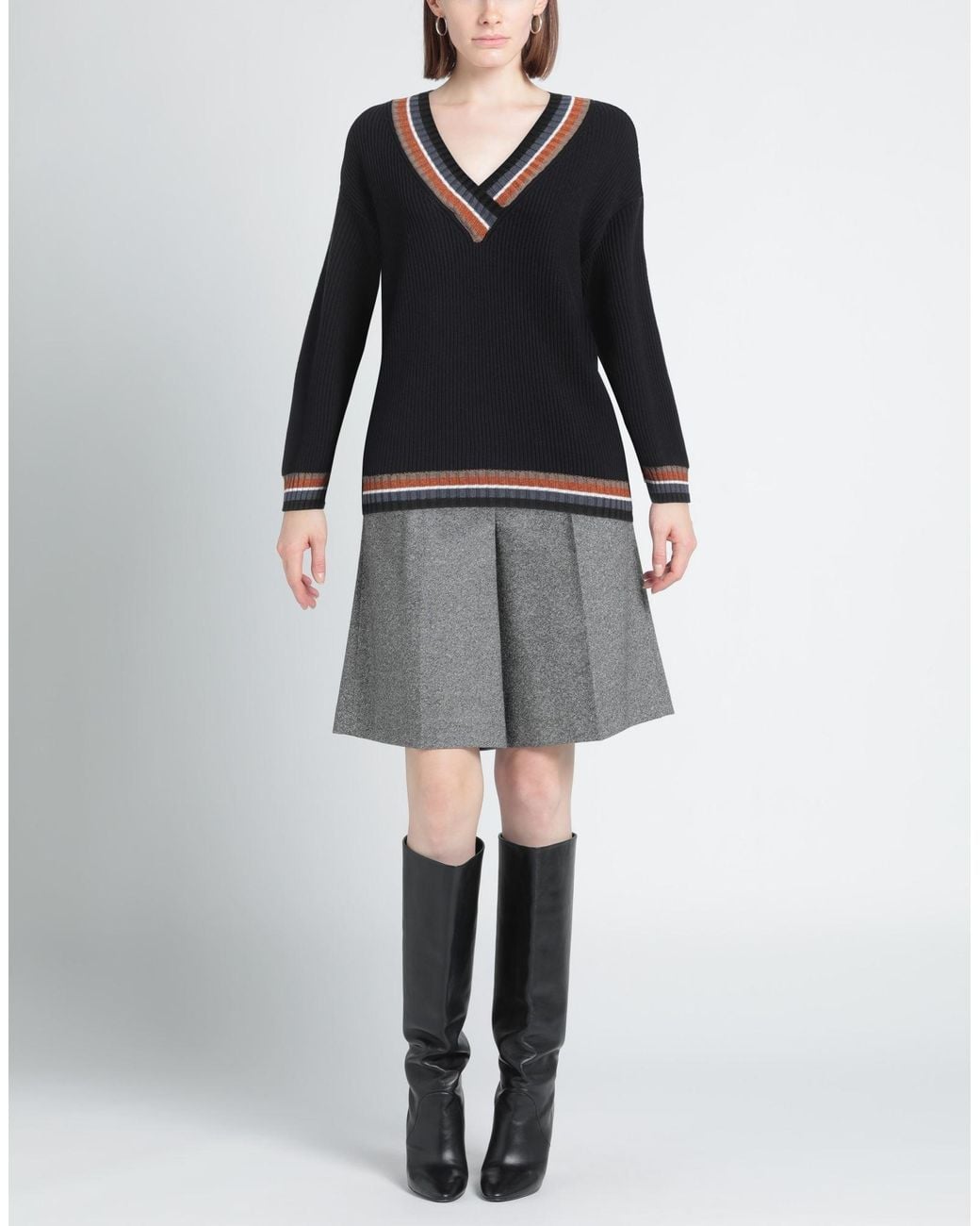 Pullover Moorer de color Black