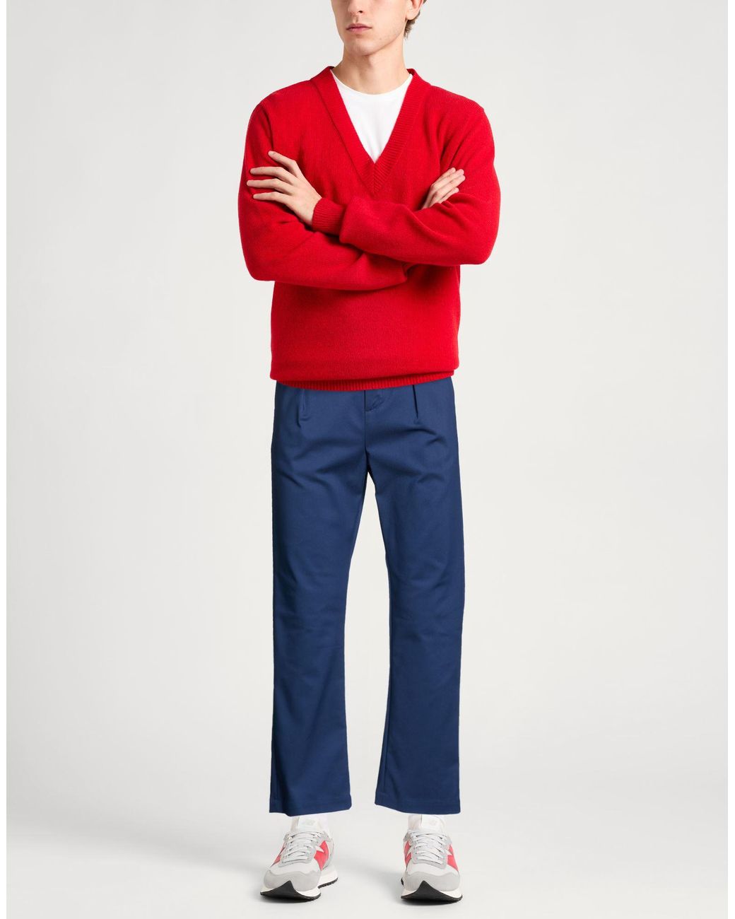 Officina 36 Blue Trouser for men